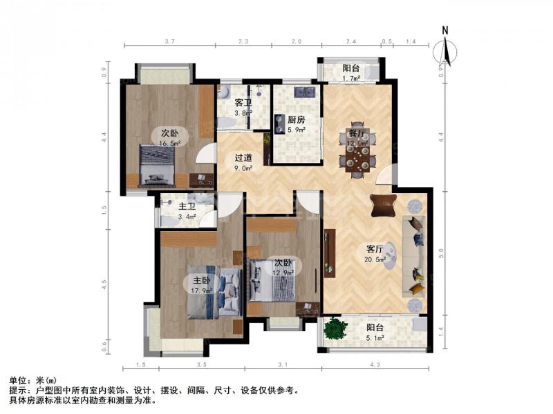 城开怡家,城开怡家地铁精装3室2厅2卫1阳台，交通便利，设施齐全12