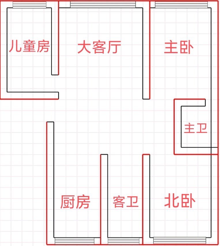 睿达花园新城,睿达阳光新城 6住2 117平 公摊少 采光好 满五卫一13