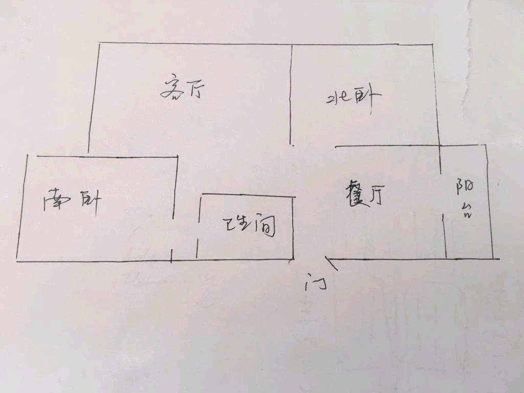 华瑞新城,华瑞新城二层81平米两室老本40万9