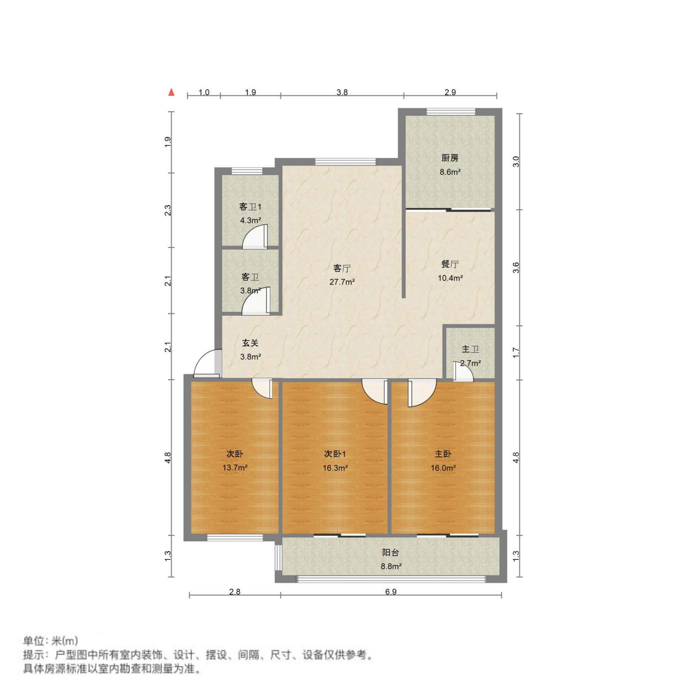 高唐县高唐普通3室1厅1卫二手房出售6