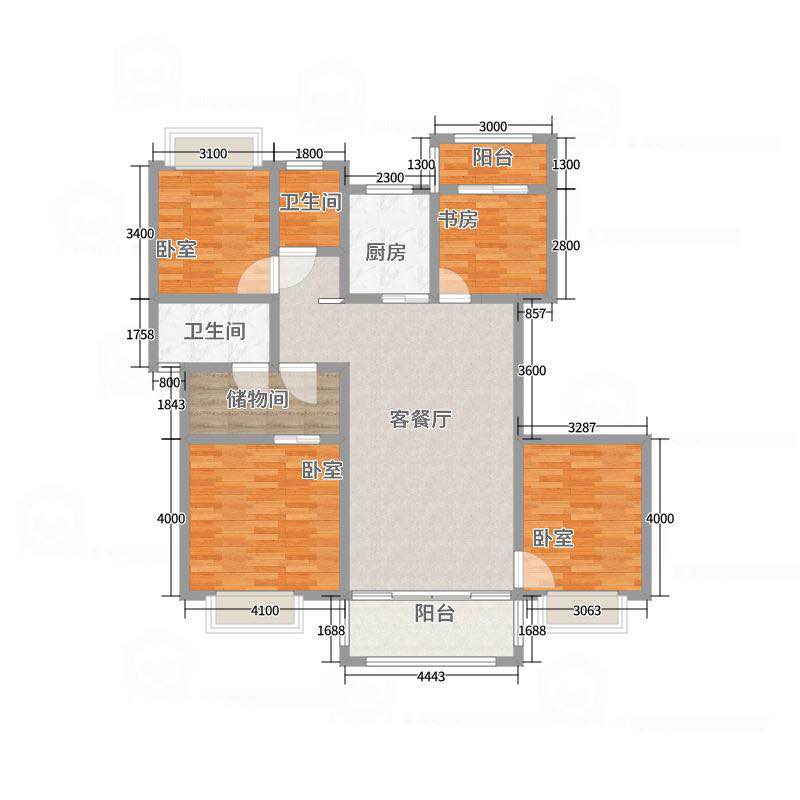 麒麟区西片区毛坯4室2厅2卫二手房出售14