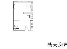 越城区|中成好望大厦1室1厅1卫出售