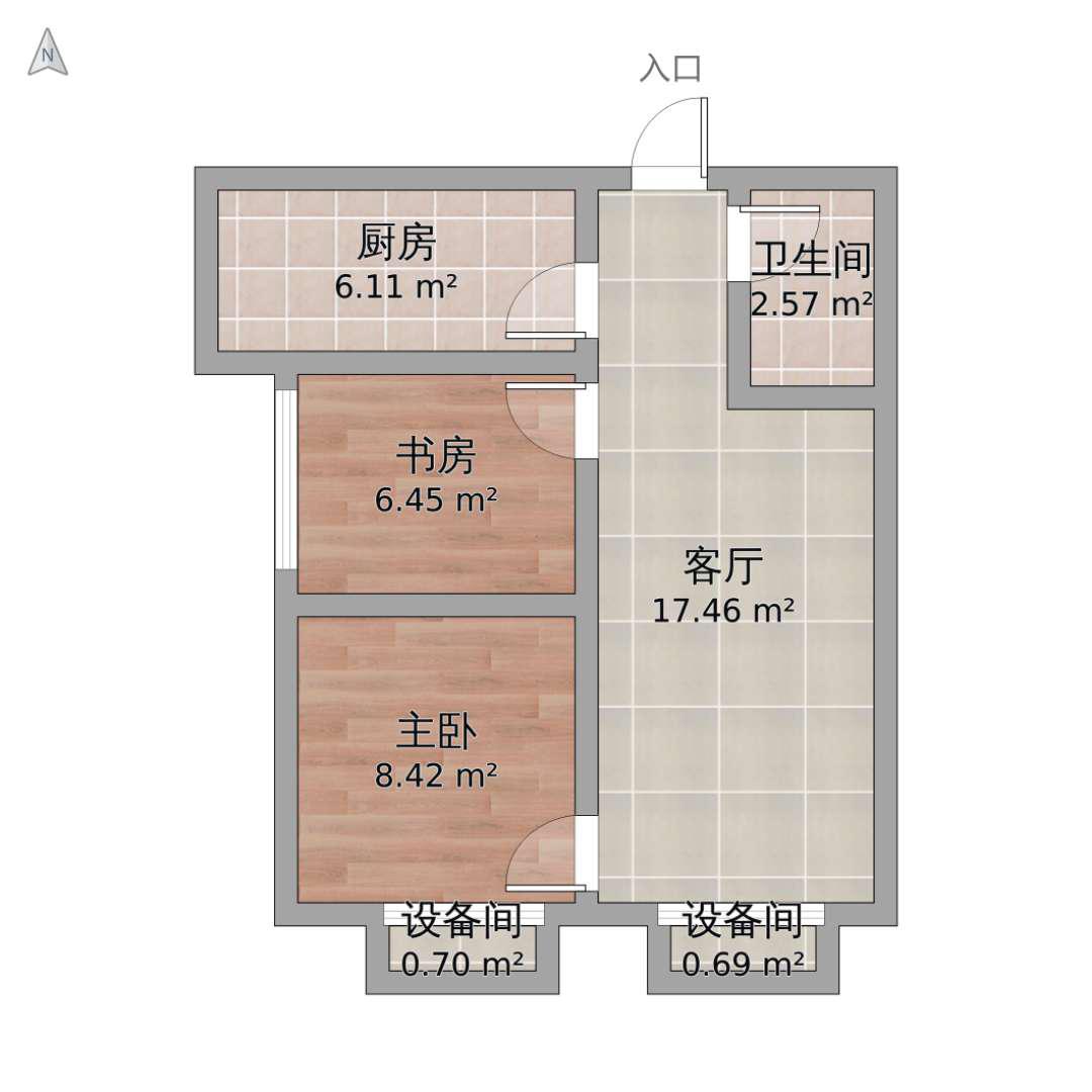 麒麟区城中精装2室1厅1卫二手房出售6