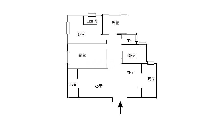 蓝湖国际,四房，家装，中间楼层，安心出售11