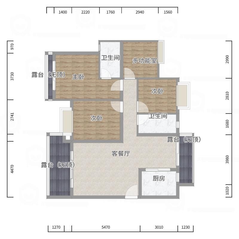 珠晖区珠晖毛坯4室2厅2卫二手房出售12