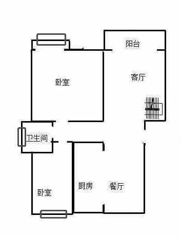 恒生阳光城,恒生阳光城69万元86㎡2室2厅1卫1阳台精装，业主急售7