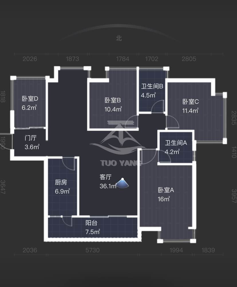 智弘银城绿洲,智弘银城绿洲115万元117㎡3室2厅2卫1阳台普通南北11