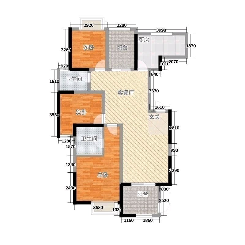 麒麟区南片区毛坯3室2厅2卫二手房出售12