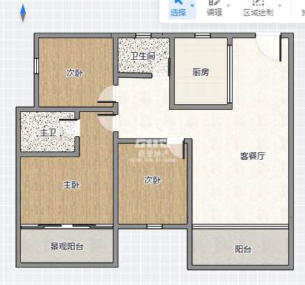 苏州景苑,3房2厅出租，家具家电齐全，拎包入住8