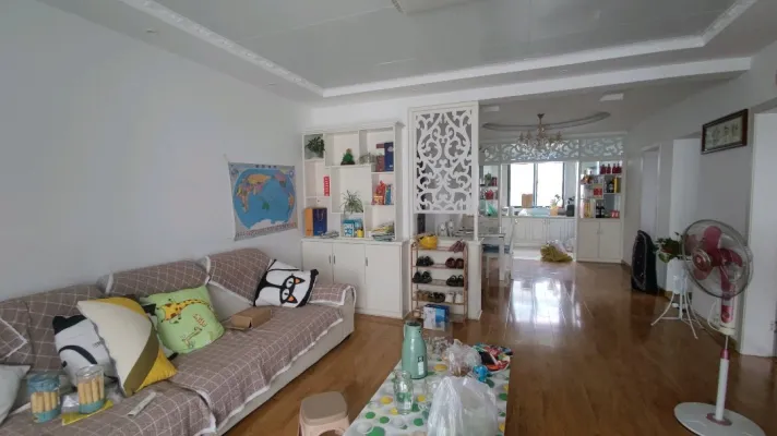 江景郦城金三楼，带阳光房，沿河景观，免税