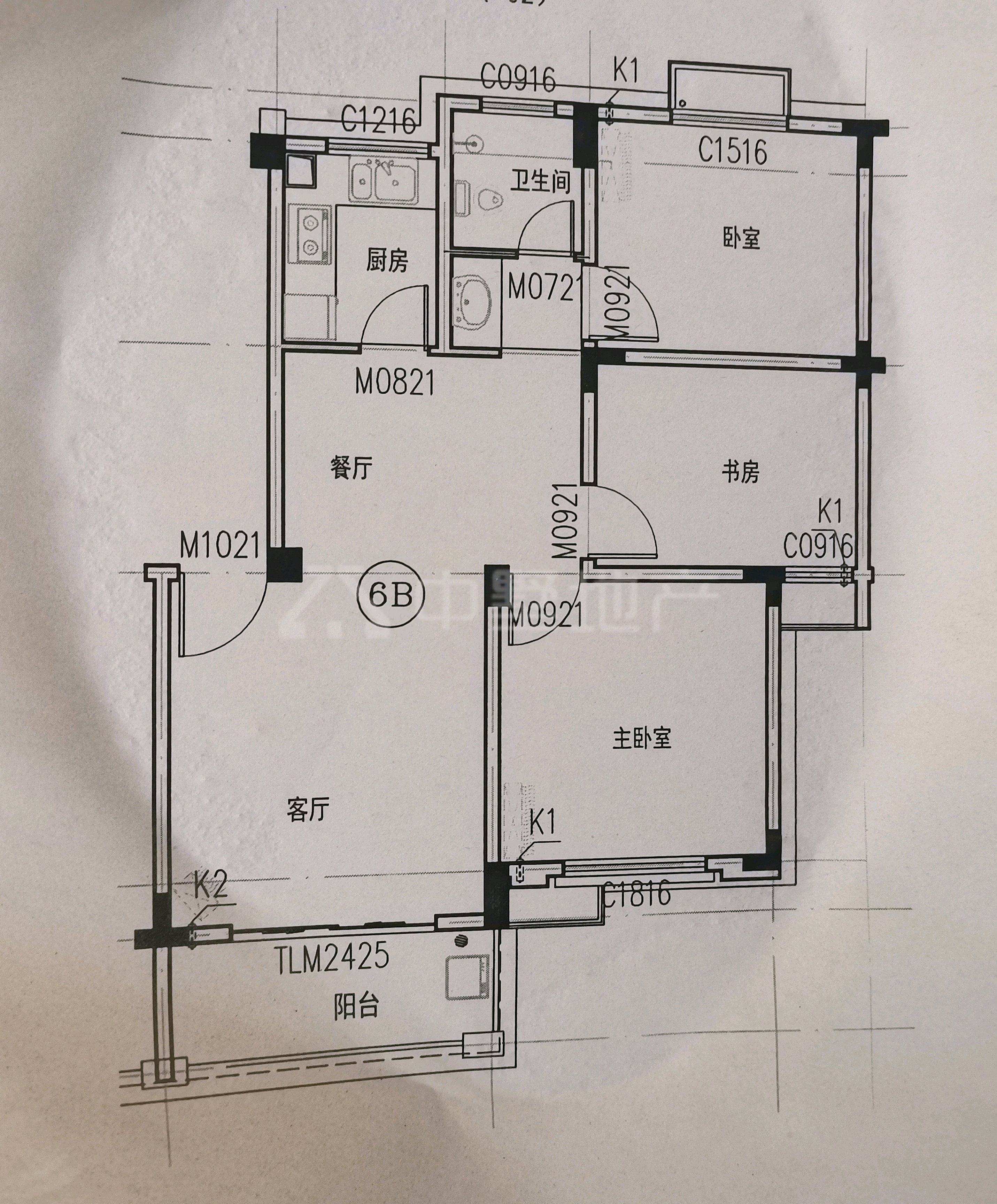 前城蓝郡明珠,前城蓝郡明珠22万元83㎡3室2厅1卫1阳台毛坯，好房出售11