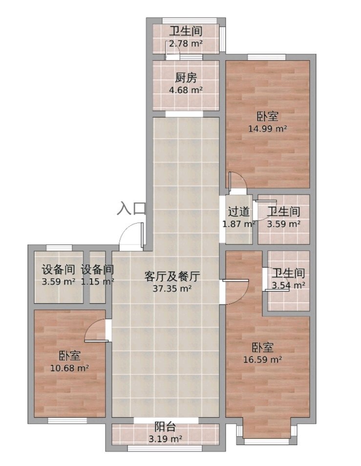 万泰翡翠城,万泰翡翠华庭 电梯小高 133平3室2卫 精装修 拎包入住13