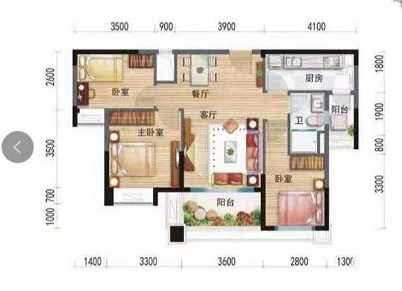 镜湖春色2期,毛坯三房，中上好楼层，湖景视野好10