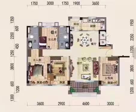 碧桂园天玺湾,天玺湾140平精装大四房 基本空房10