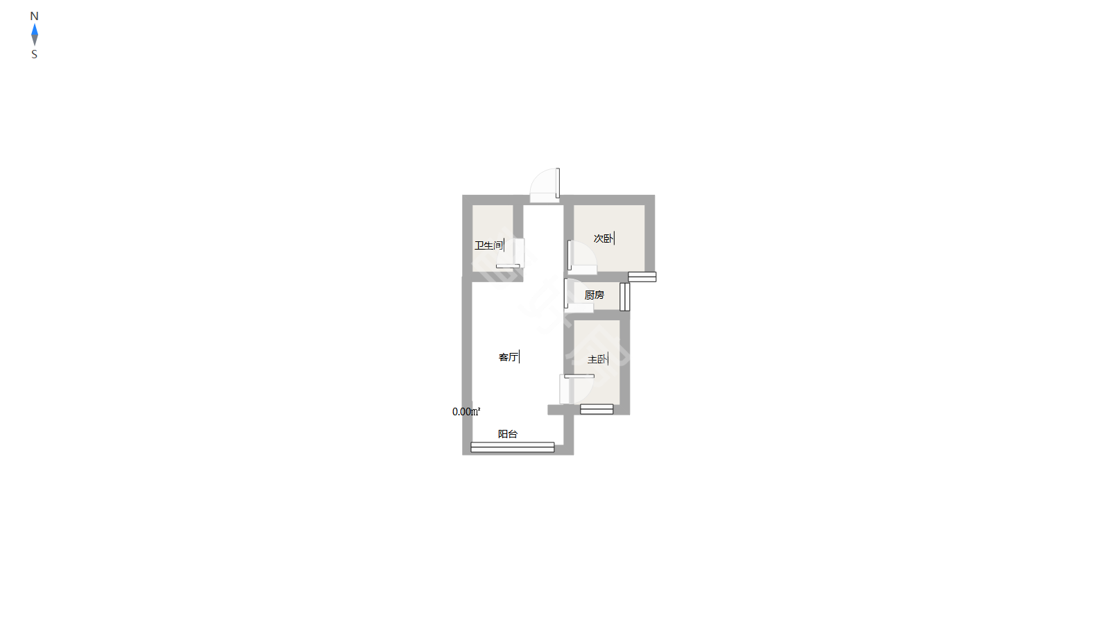 城区城区毛坯2室1厅1卫二手房出售10