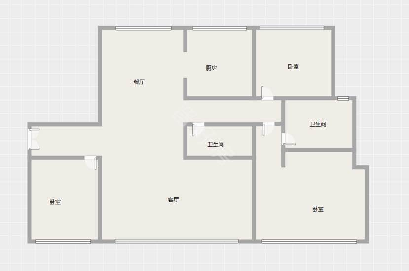 城区开发区片区毛坯3室2厅2卫二手房出售10