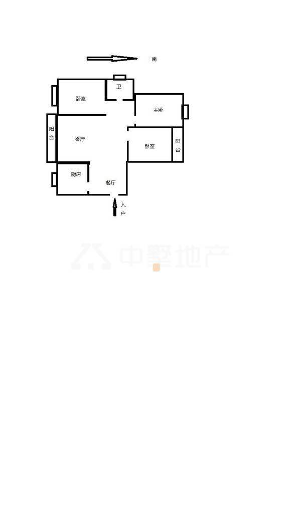 正东凯旋名门,正东凯旋名门 3室2厅1卫1阳台毛坯 使用面积大楼层好10