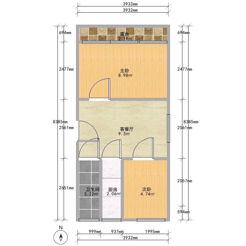 碧江路195弄,地铁出口电机四村2室1厅1卫1阳台精装急租9