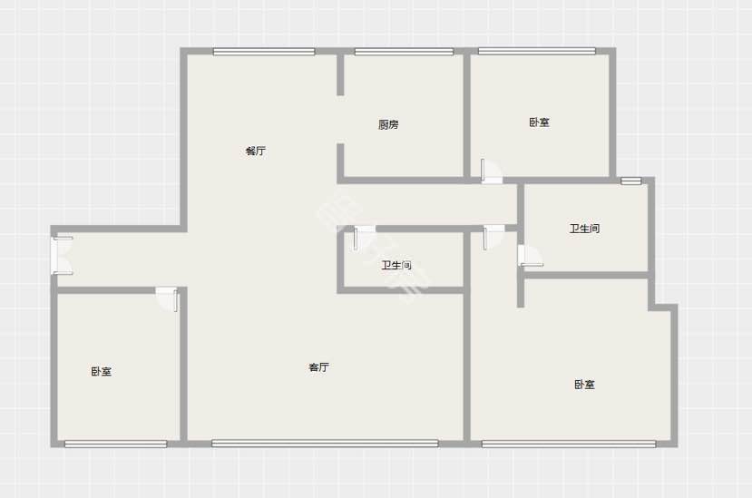 城区开发区片区毛坯3室2厅2卫二手房出售10