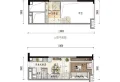 保利金沙大都汇3800元/月，家具电器齐全非常干净5