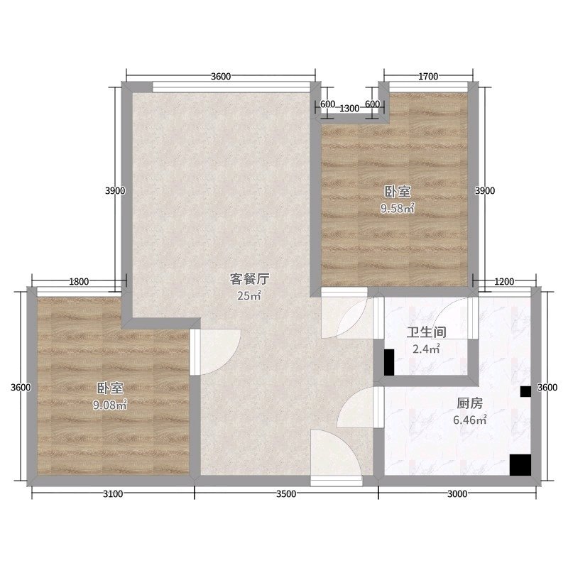 贡井区贡井毛坯2室2厅1卫二手房出售3