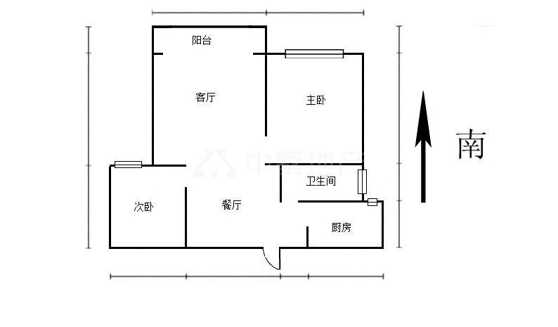 喜迎门北区,好房子，西户精装两室。首付7万就可以拥有它7