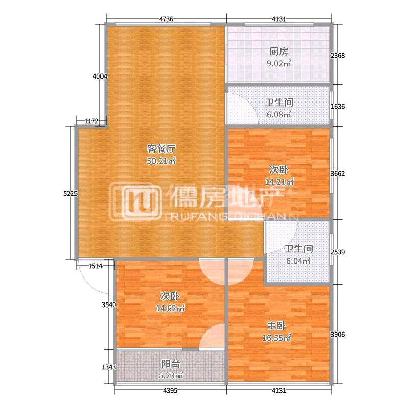 华容县城中精装3室2厅2卫二手房出售10