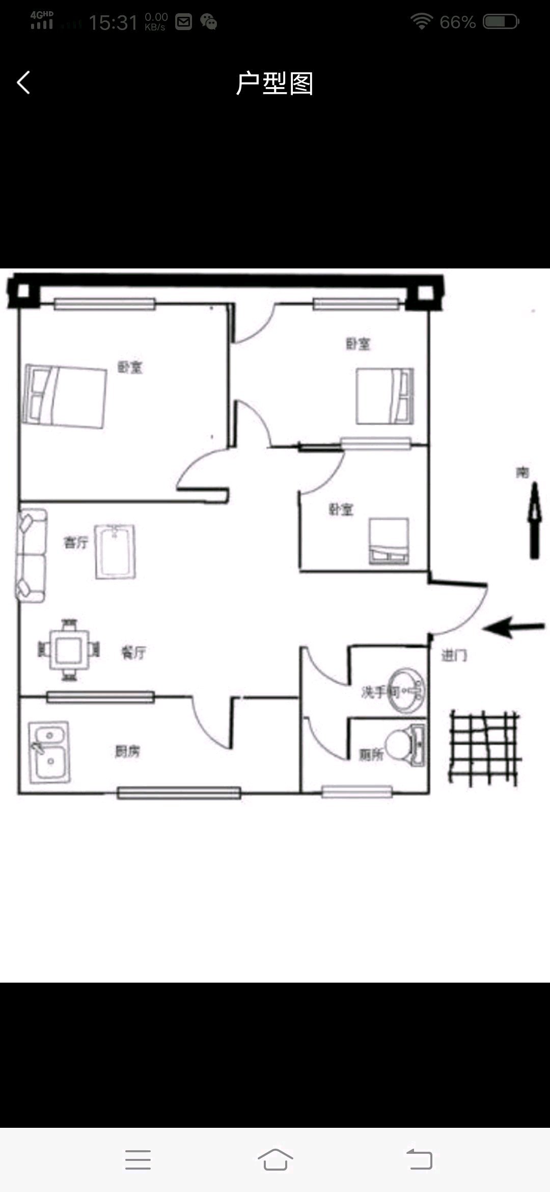 育兴嘉园,入学老三小2初，三楼三室，带车库。9