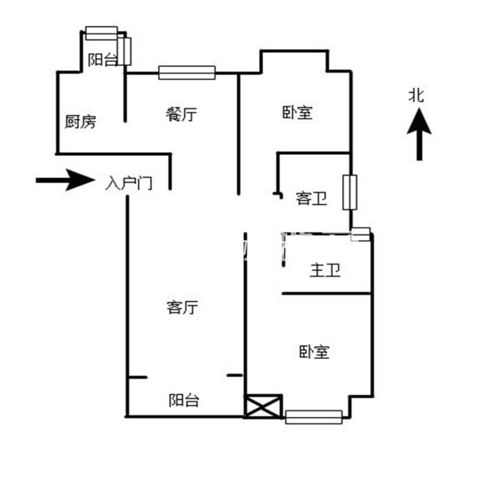 星威园,星威园纯毛坯 115平120万10