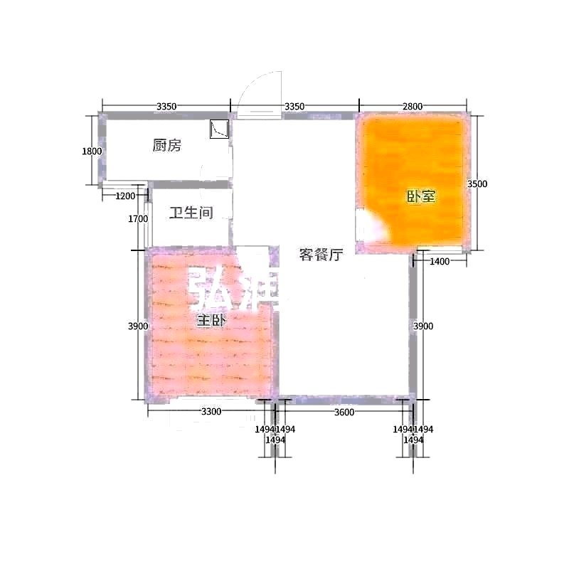 紫轩一期90平5楼2室2厅家电家具齐全中装带地下室诚意出售-紫轩一期二手房价