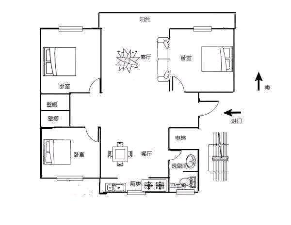 福町花园,福町花园精装修带储藏室证不过二8