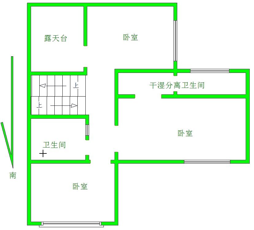 光岳府,地上一共2层203平方，车库38平方，地下94平方，共4层14