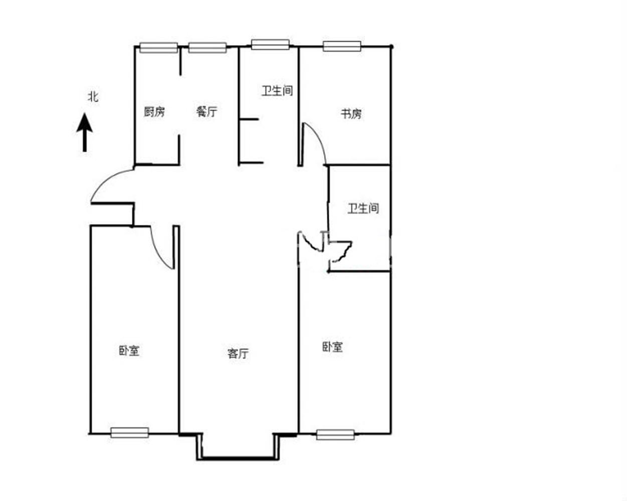 海陵区城东毛坯3室2厅2卫二手房出售13