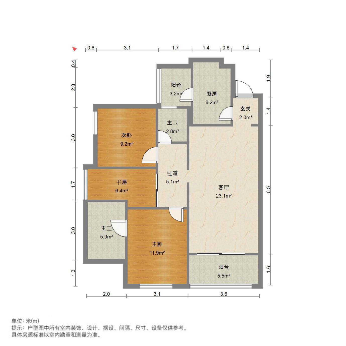 首创十方界峰度3室2厅2卫朝东北精装出租10