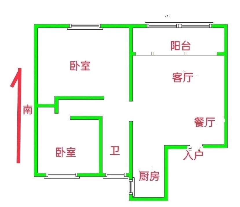 民生凤凰城16号院,温馨两室 拎包入住 诚心出租13