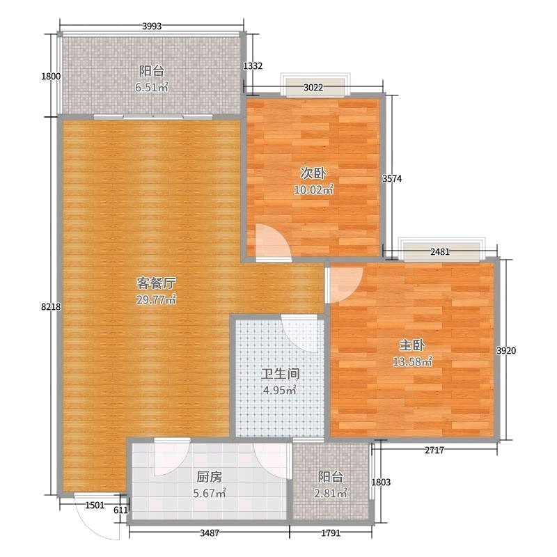 檀木林国宾府,国宾府精装两室带平台花园，房屋保养得好。周边配套齐全13