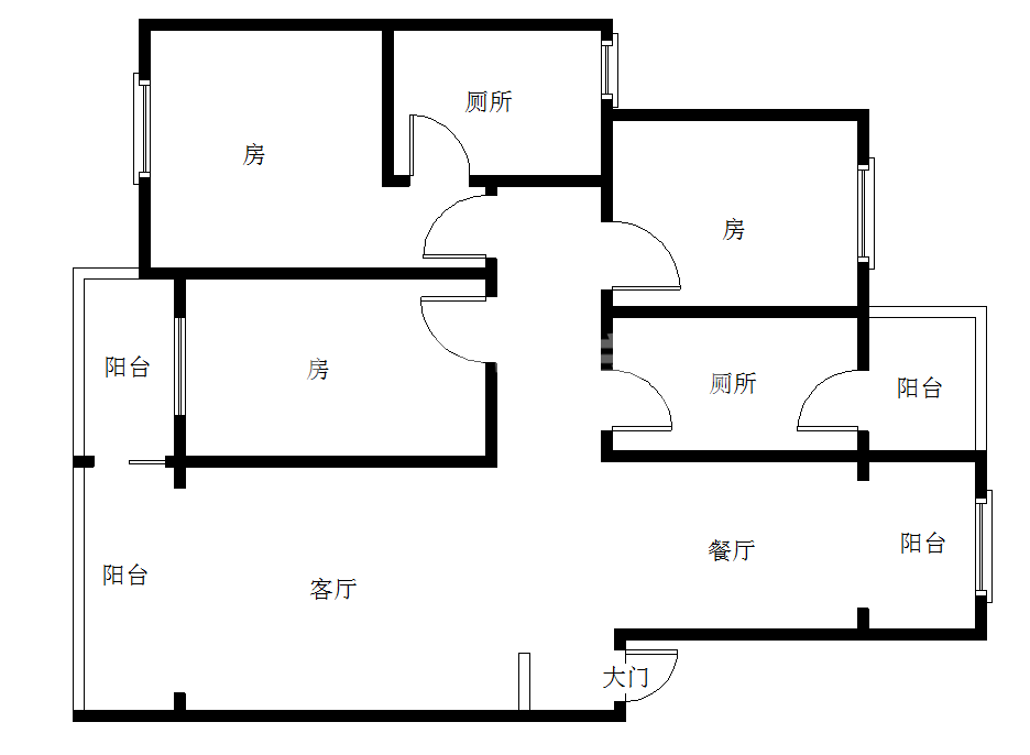 醴陵市城南精装3室2厅2卫二手房出售13