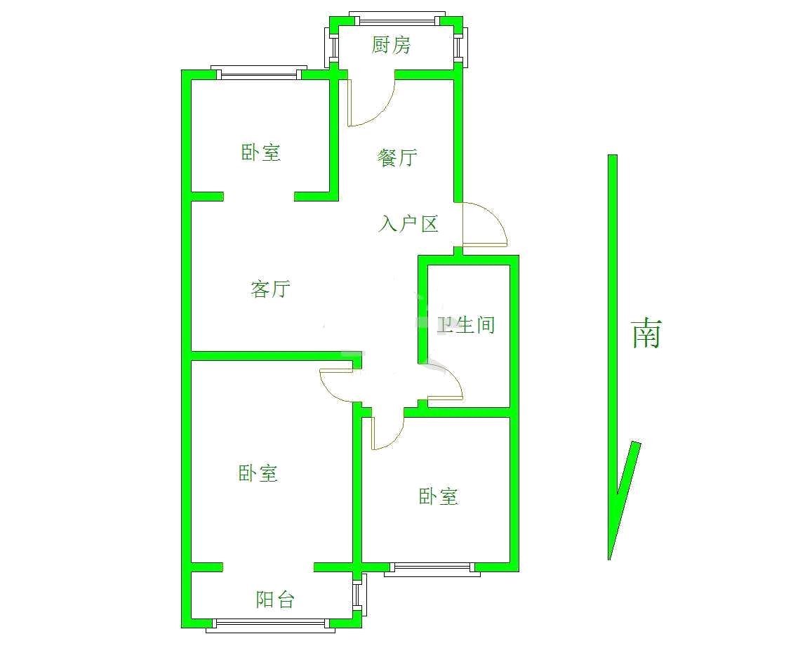 太行西街工行家属院,君汇旁边 十二中  正规三居  可大谈9