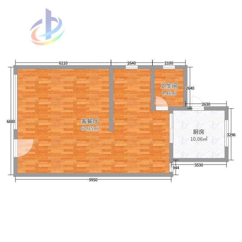 碧江区城东毛坯3室2厅2卫二手房出售13