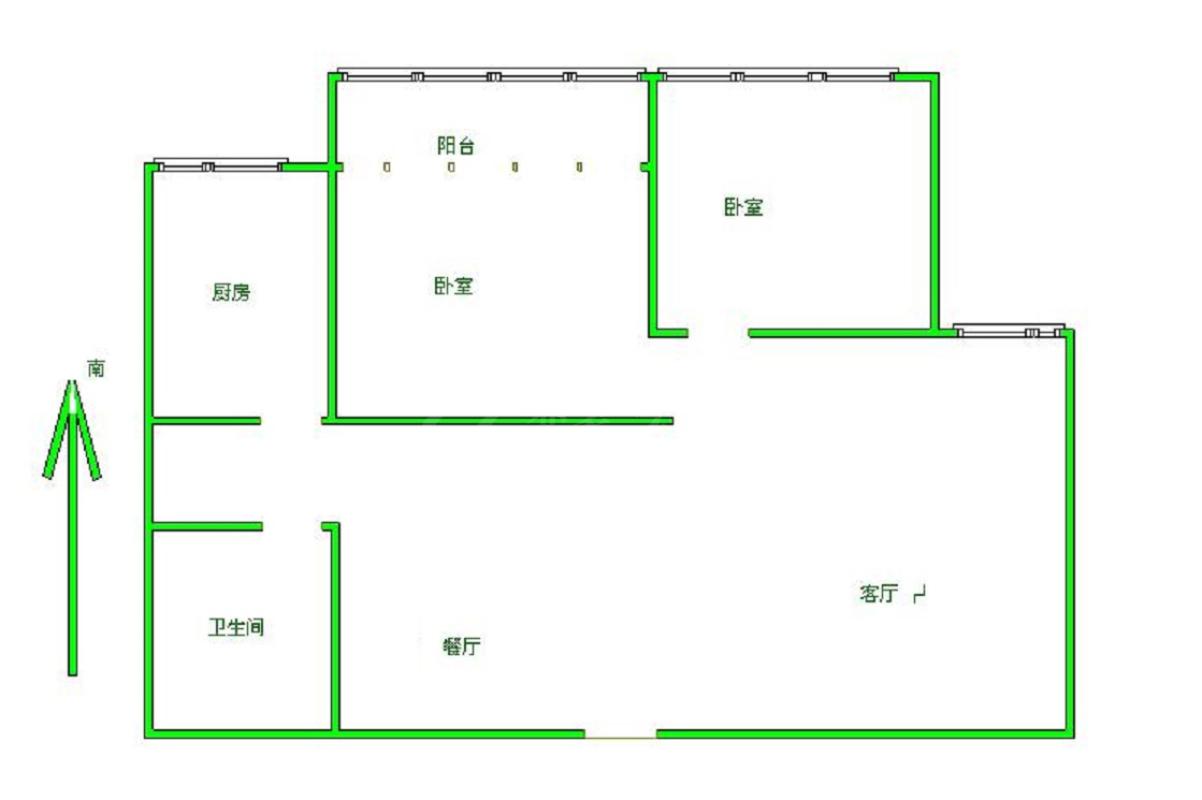 德城区经济开发区毛坯2室2厅1卫二手房出售10