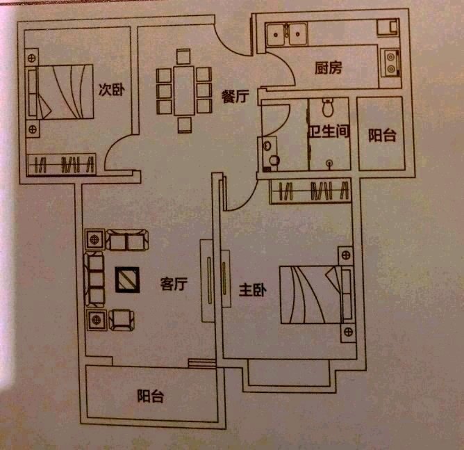 西平县城西毛坯2室2厅1卫二手房出售9