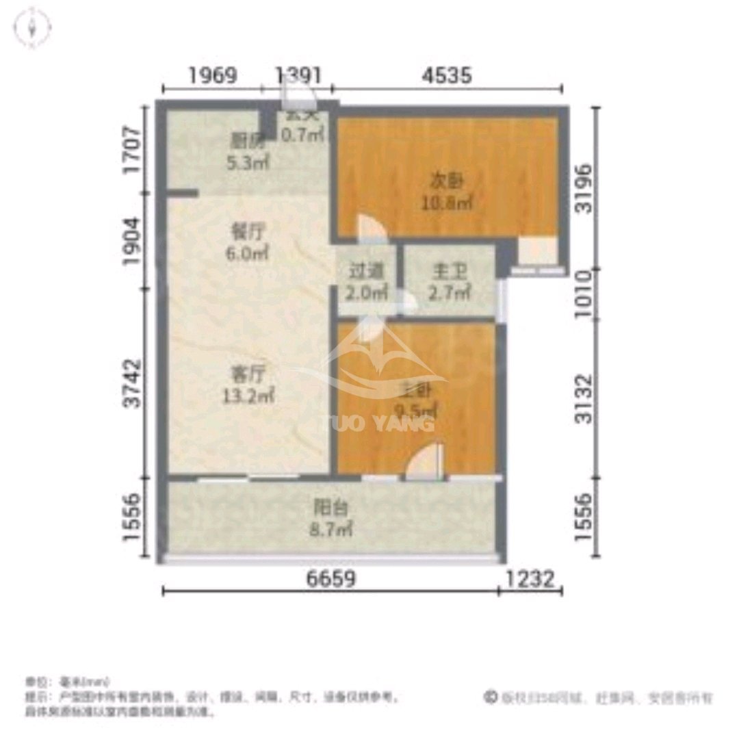 银海区城西精装2室2厅1卫二手房出售11