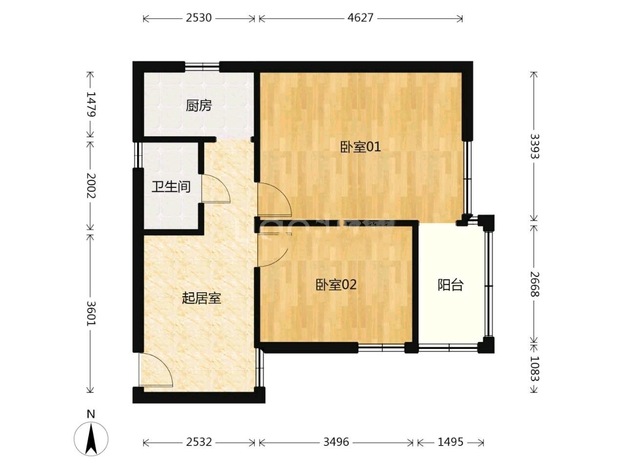 鹤北新村一街坊,鹤北新村一街坊340万元62.38㎡9