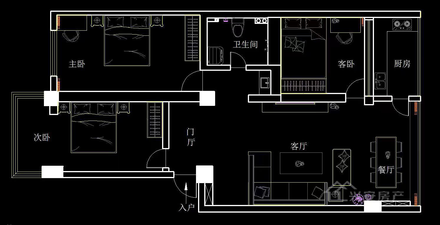 安宁区兰州海关普通3室2厅1卫二手房出售13