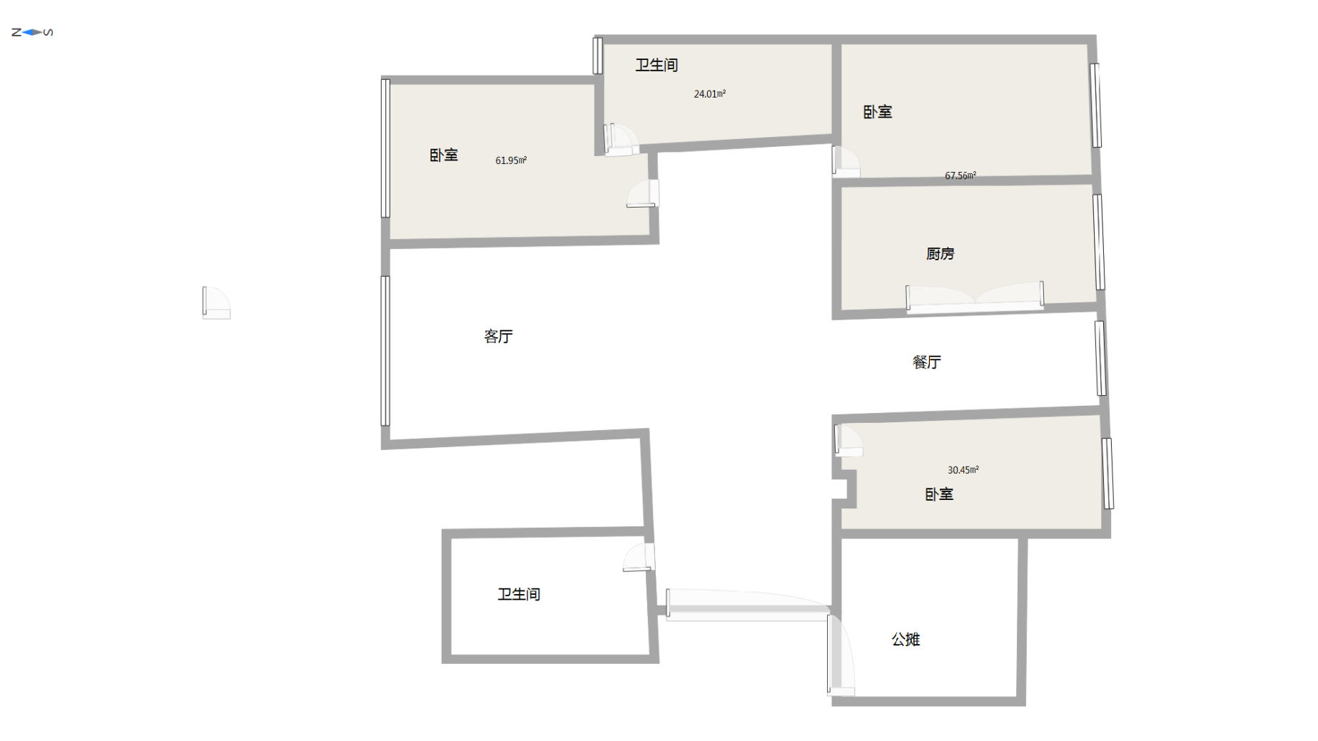 关川景湾,关川景湾3室出售 带露台 看房有密码11