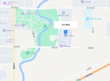 祥生熙悦-广德县城东滨河路与学院路交叉口