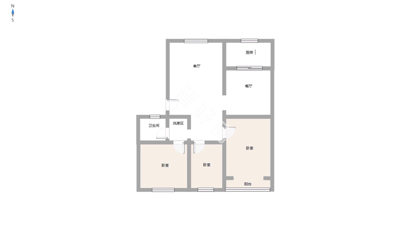 城区北石店片区普通3室2厅1卫二手房出售12