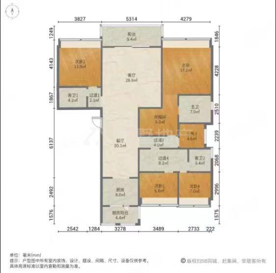 蚌埠碧桂园,200㎡5室2厅3卫1阳台高质生活从此开始13