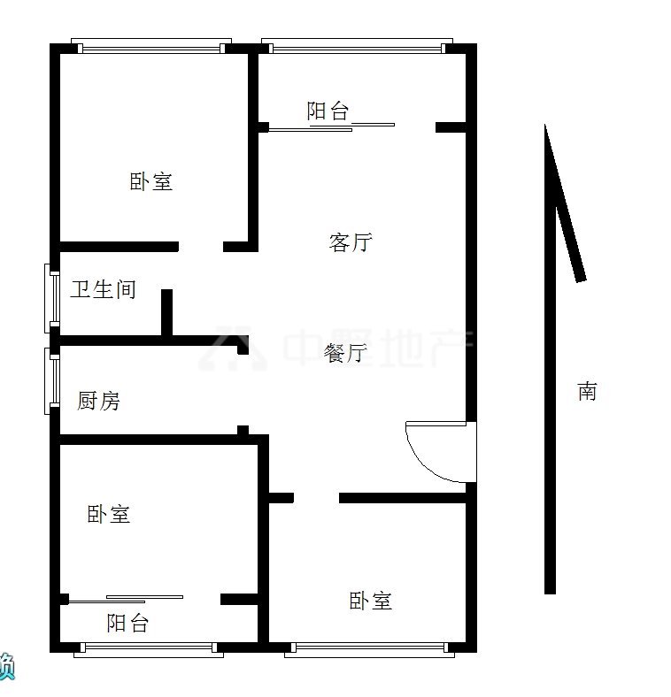 禹洲新城里,禹州新城里三室，滨湖板块，户型方正，采光好10