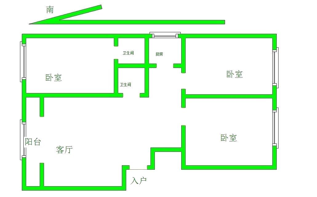 中兴龙丰苑,户型方正，南北通透，看房方便，有钥匙11